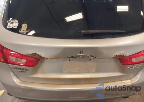 2013 Mitsubishi Outlander Sport Le from USA, damaged, VIN 4A4AR5AU1DE024530